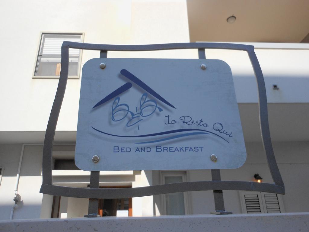 Io Resto Qui Bed & Breakfast Monopoli Exterior photo